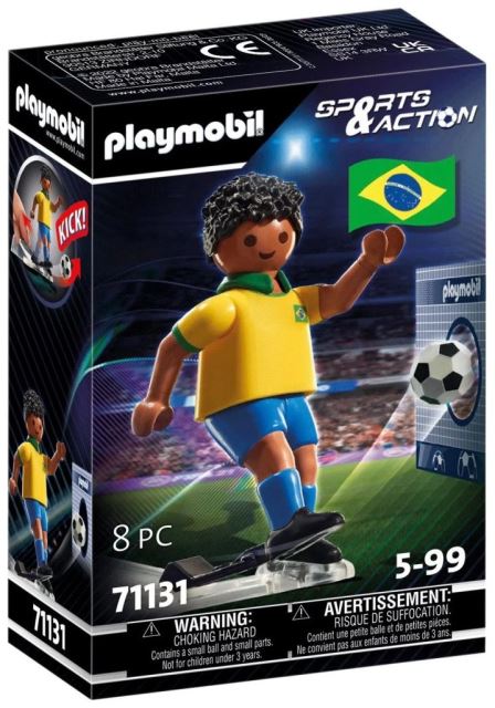 Playmobil 71131 Fotbalista Brazílie