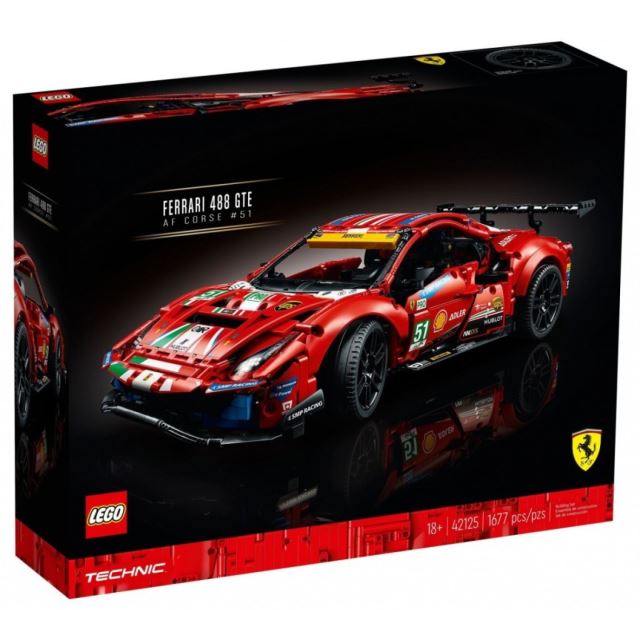 LEGO TECHNIC 42125 Ferrari 488 GTE „AF Corse #51”