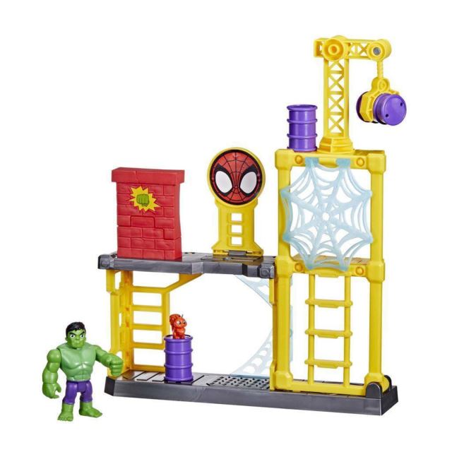 Spiderman SPIDEY AND FRIENDS Hulk hrací sada, Hasbro F3717