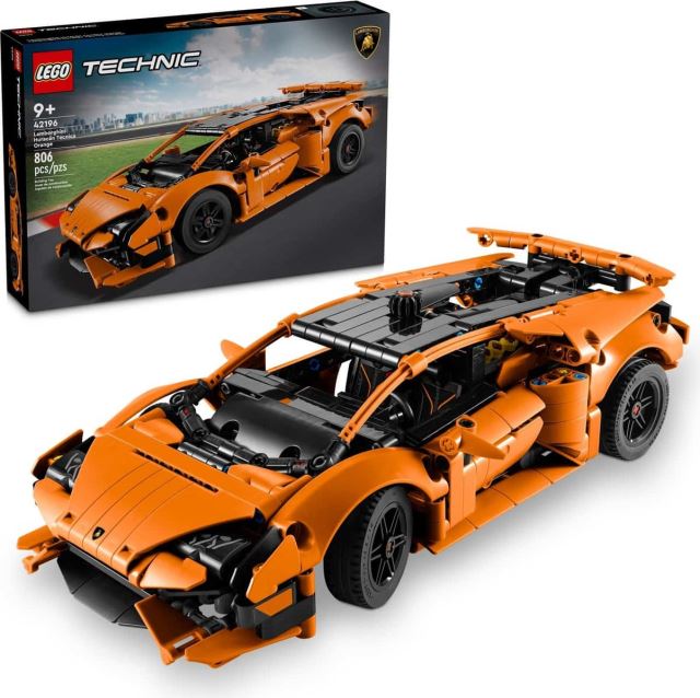 LEGO® TECHNIC 42196 Oranžové Lamborghini Huracán Tecnica