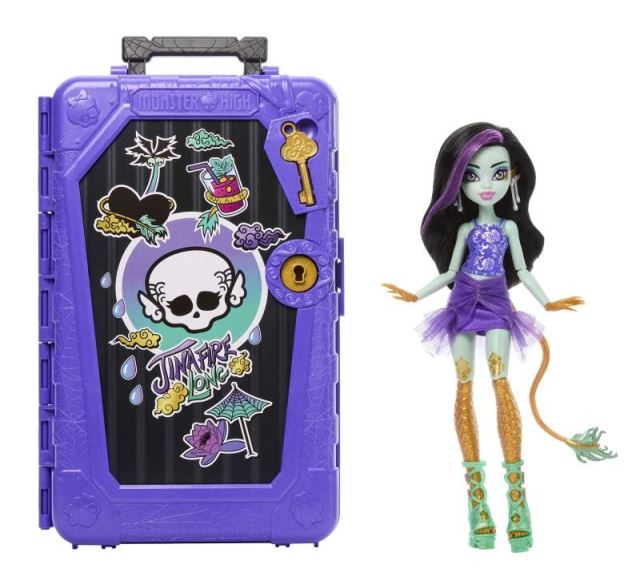 Mattel Monster High Skulltimate secrets Destination panenka JINAFIRE LONG, JDR52