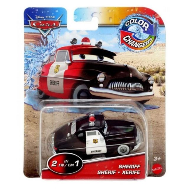 Mattel Cars Color Changers SHERIFF, GTM39