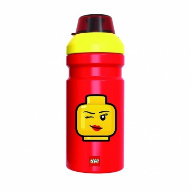 LEGO® ICONIC Girl Láhev na pití   0,35l žlutá-červená