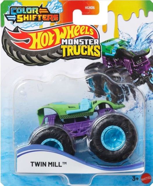 Mattel Hot Wheels® Monster Trucks Color Shifters™ TWIN MILL, JDV94