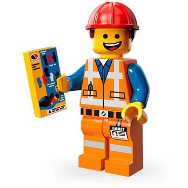 LEGO 71004 Minifigurka Dělník Emmet