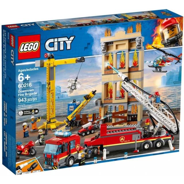 LEGO CITY 60216 Hasiči v centru města