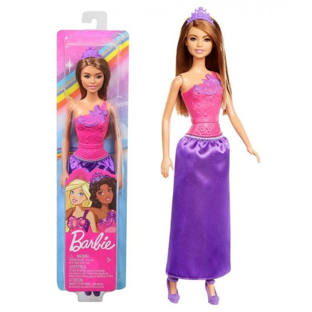 Barbie princezna brunetka, Mattel GGJ95