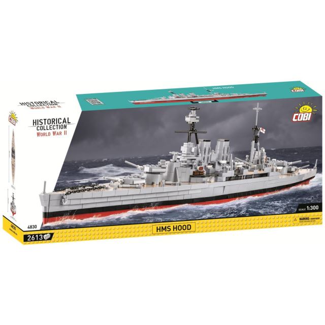 COBI 4830 World War II Britský krížnik HMS Hood, 1:3000