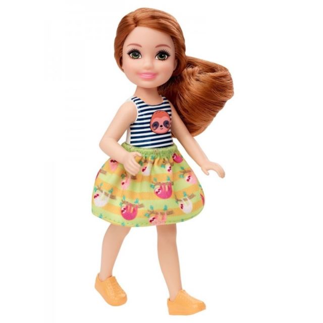 Barbie Chelsea v triku s lenochodem, Mattel GHV66