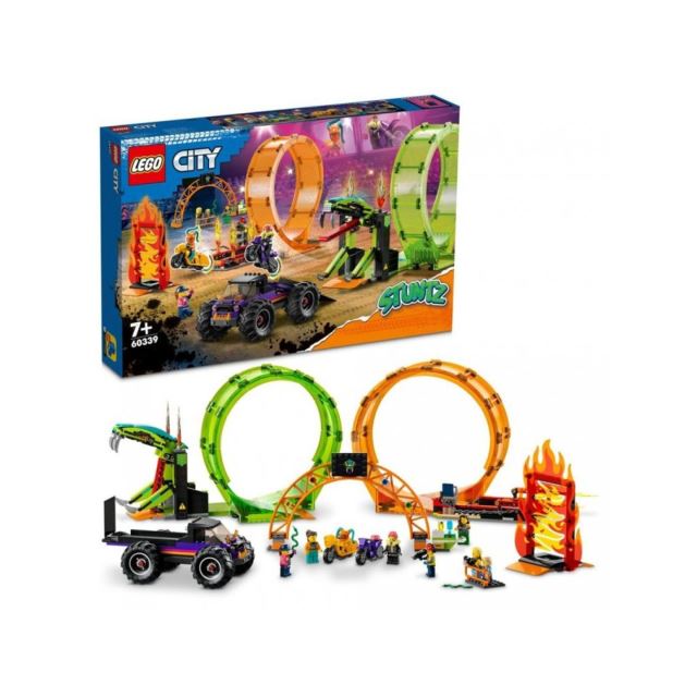 LEGO® City 60339 Kaskadérska dvojitá slučka
