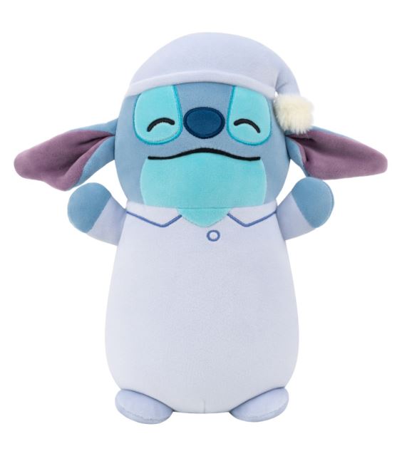 SQUISHMALLOWS Hugmees Disney Stitch v pyžame, 25 cm