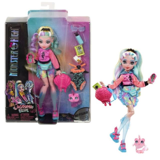 Mattel Monster High Bábika Monsterka LAGOONA BLUE, HHK55