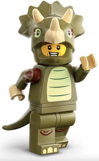 LEGO® 71045 Minifigúrka 25. série - Triceratops kostým