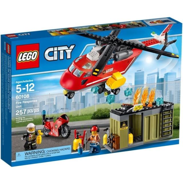 LEGO CITY 60108 Hasičská zásahová jednotka