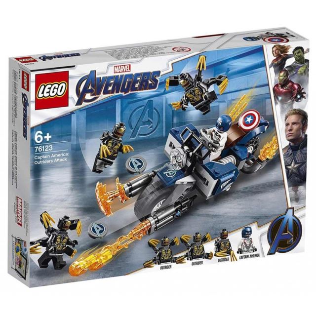 LEGO Super Heroes 76123 Captain America: útok Outridů