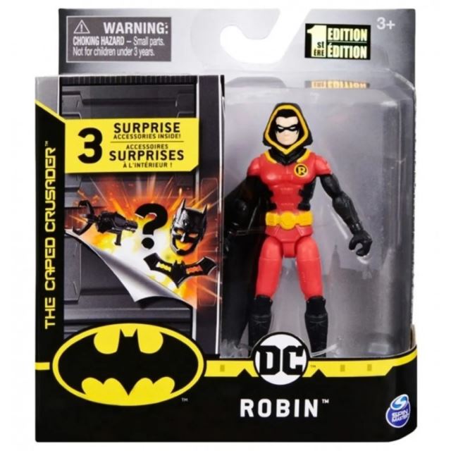 DC Batman, figurka s doplňky ROBIN 10cm Spin Master 25780