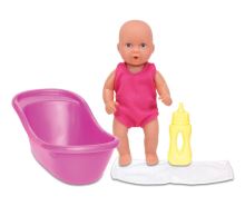 Bábika Mini New Born pije a ciká, Baby Set, 12 cm (1)