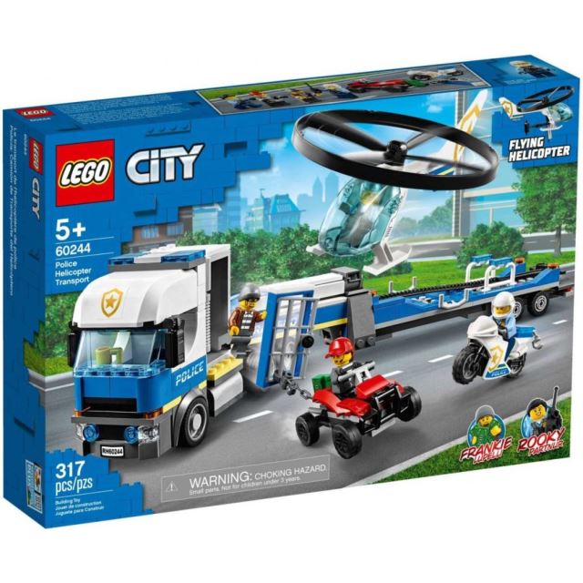 LEGO® CITY 60244 Přeprava policejního vrtulníku