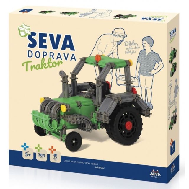SEVA Doprava Traktor 384 dielikov