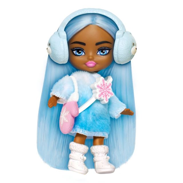 Mattel Barbie® Extra Mini minis! Bábika s mnodrými vlasmi, HPN08