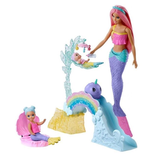 Barbie Dreamtopia herní set s mořskou vílou, Mattel FXT25