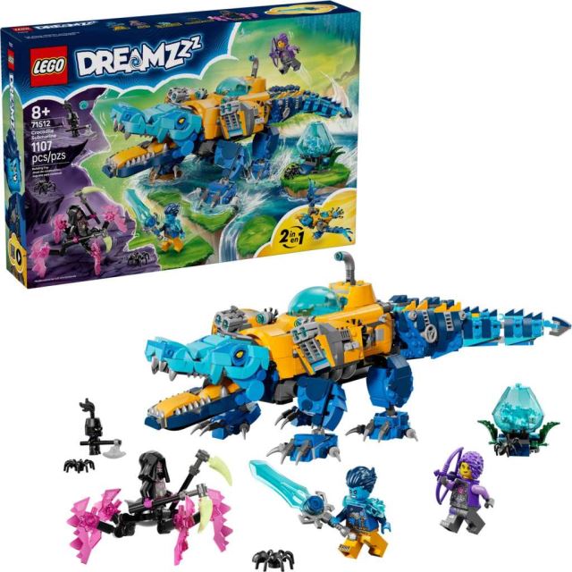 LEGO® DREAMZzz™ 71512 Krokodília ponorka