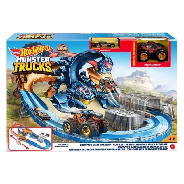 Hot Wheels Monster Trucks Škorpion herní set, Mattel GNB05