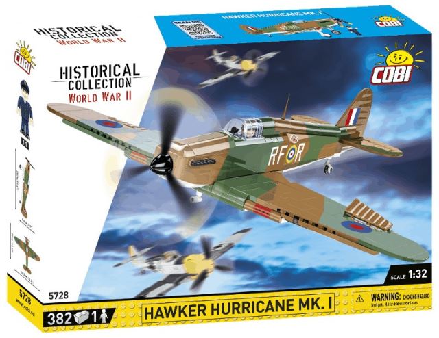 Cobi 5728 Britské stíhacie lietadlo Hawker Hurricane Mk. I