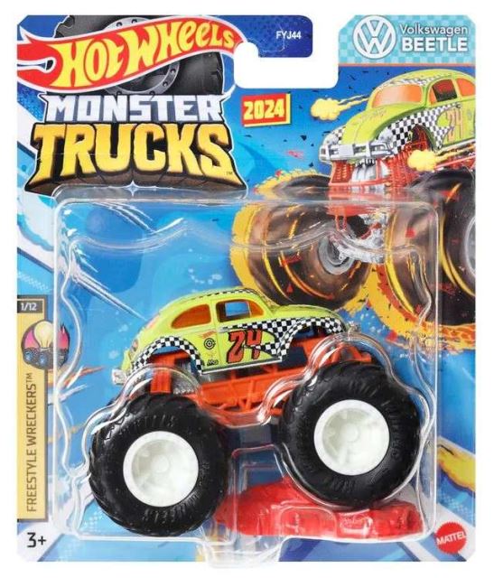 Mattel Hot Wheels® Monster Trucks Kaskadérské kousky VW BEETLE, HTM65