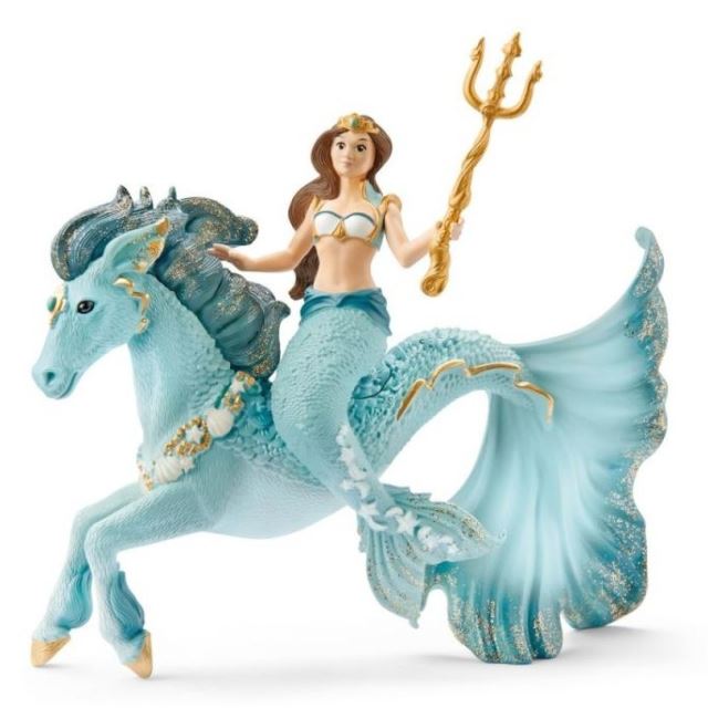 Schleich 70594 Mořská panna Eyela na podvodním koni