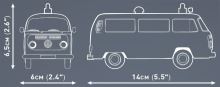 Cobi 24619 Volkswagen T2b Sanitka, 1:35, 169 k (2)