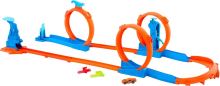 Mattel Hot Wheels® Track Creator dráha Trojitá slučka, JDW39