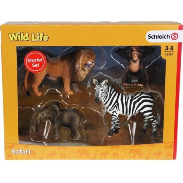 Schleich 42387 Set Divoká zvířata 4ks