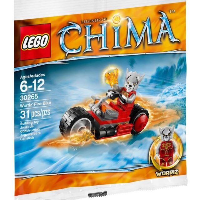 LEGO CHIMA 30265 Worrizova ohnivá motorka