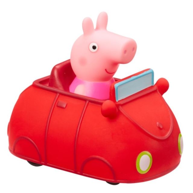 Jazwares Peppa Pig minivozidlo s figurkou - kabriolet