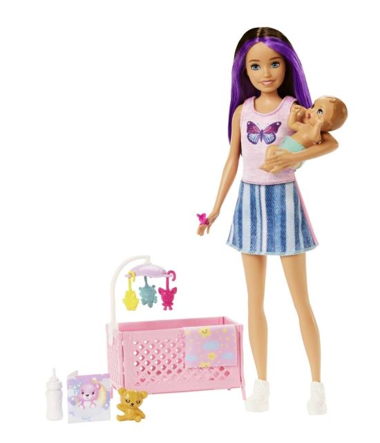 Mattel Barbie Opatrovateľka herný set s postieľkou, HJY33