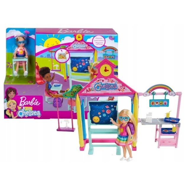 Barbie Chelsea Školička herní set, Mattel GHV80