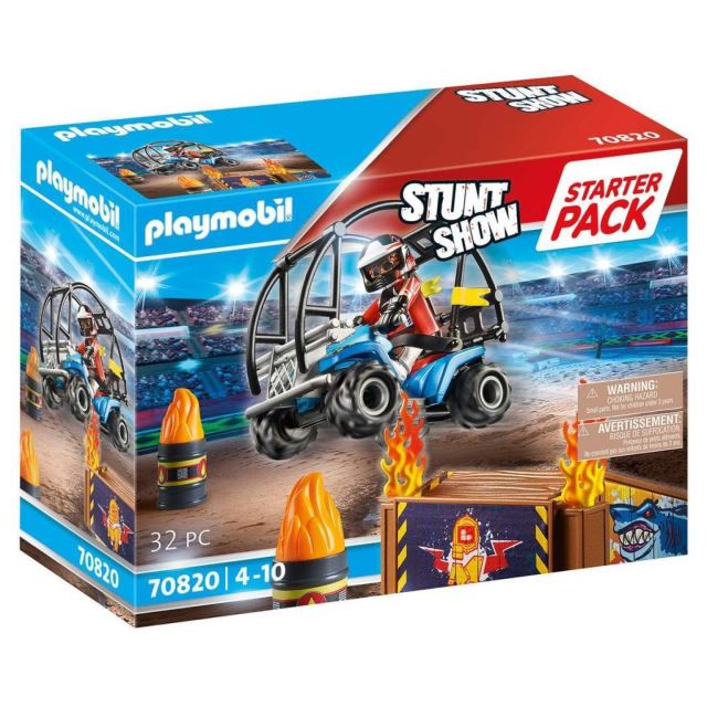 Playmobil 70820 Starter Pack Kaskadérská show se čtyřkolkou