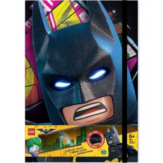 LEGO® Batman Movie Zápisník Batman LED