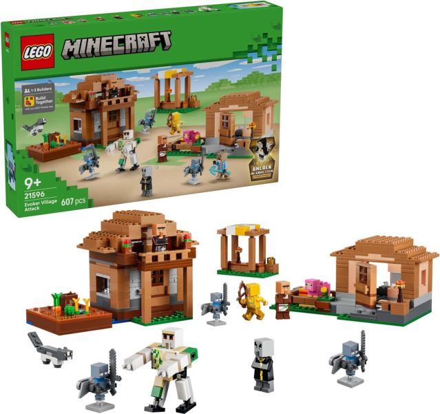 LEGO® Minecraft® 21596 Útok Mága na vesnici