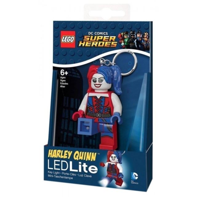 Lego LED klíčenka Super Heroes Harley Quinn 7,5 cm