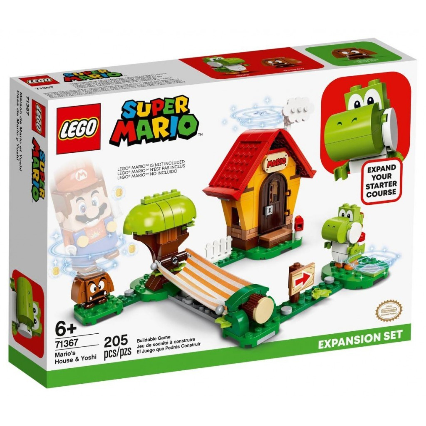 Lego® super mario™ 71367 mariův dům a yoshi – rozšiřující set