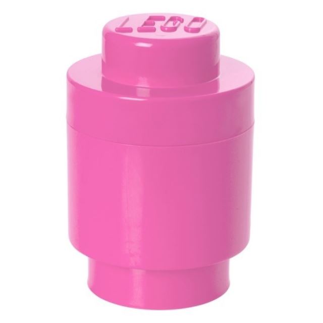 LEGO® Úložný box kulatý růžový