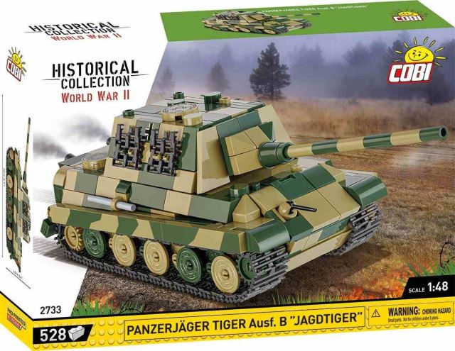 Cobi 2733 II WW Panzerjager Tiger Ausf B Jagdstiger, 1:48, 528 k