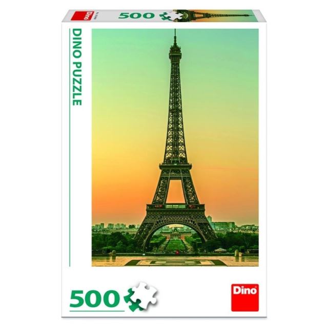 Puzzle Eiffelovka za súmraku 500 dielikov, Dino