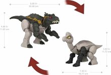 Mattel Jurský svet Dinosaurus 2 v 1 INDORAPTOR a BRACHIOSAURUS, HPD35 (1)