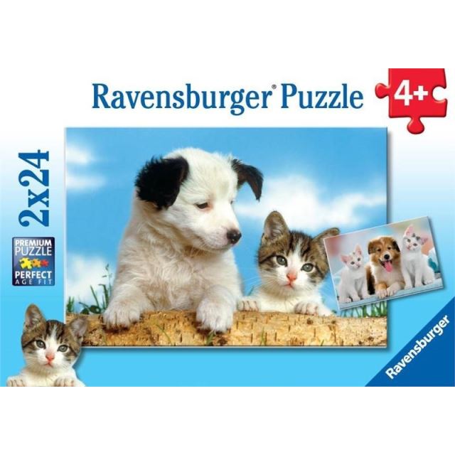 Ravensburger Puzzle Parta přátel 2x24d.