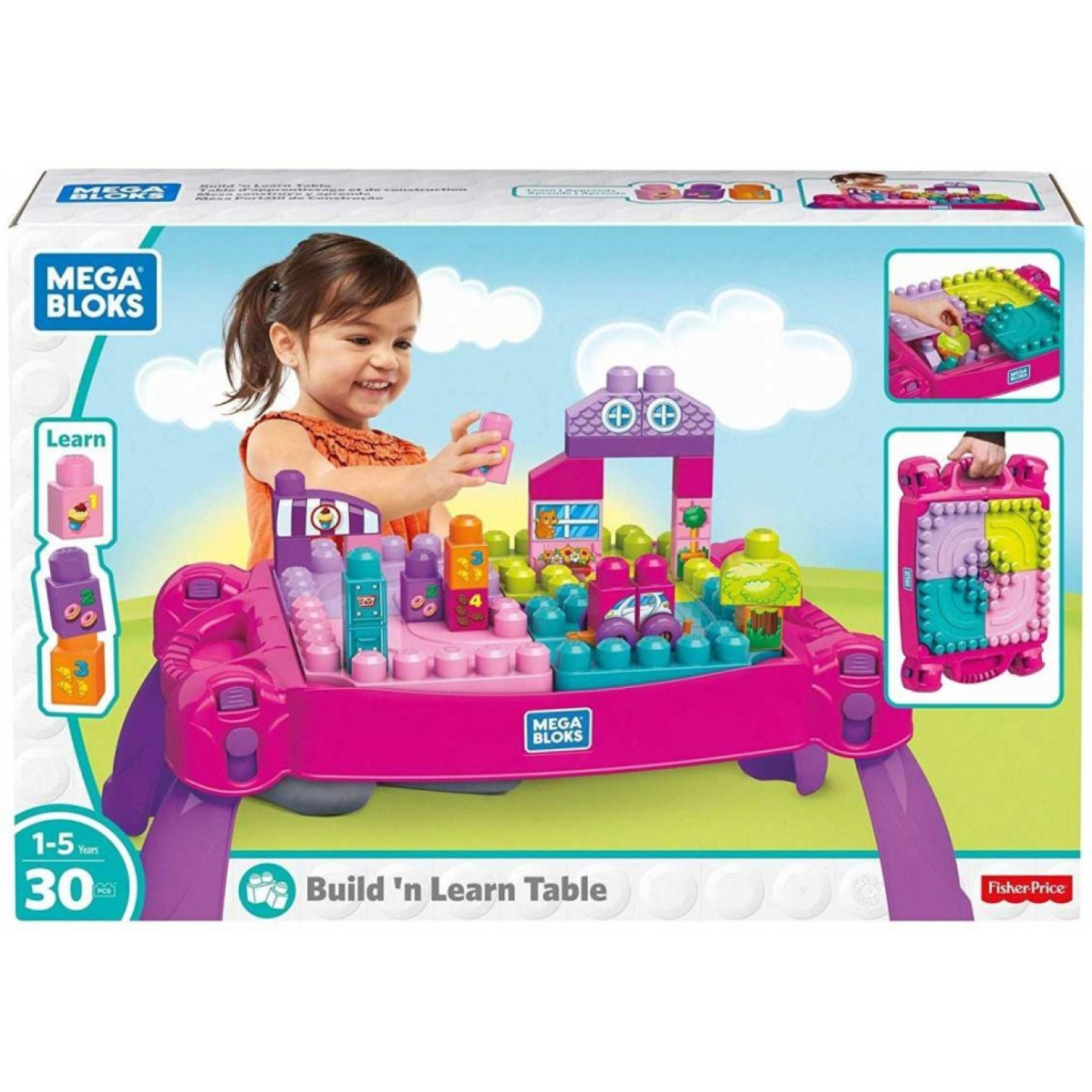 Mega bloks first builders pracovna malé stavitelky, mattel ffg22