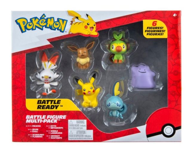 Pokémon figurky Multipack 6-Pack Scorbunny