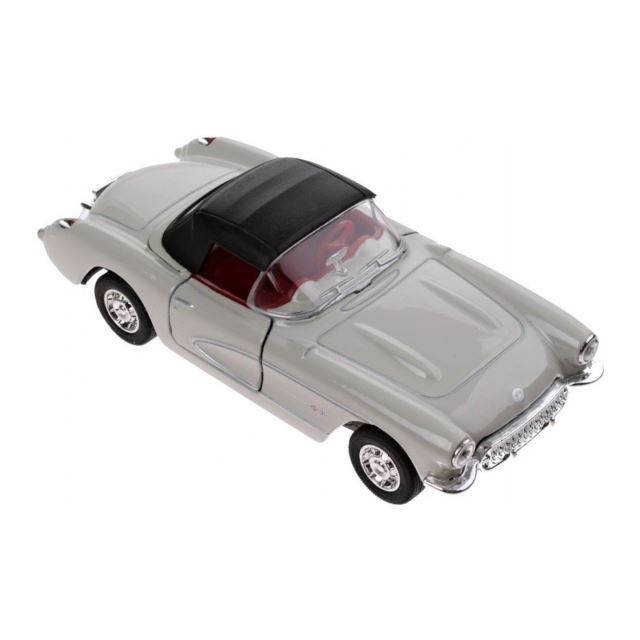 Auto Welly Chevrolet 57 Corvette se střechou bílá